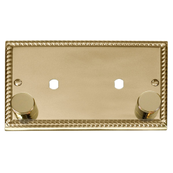 GCBR186 Deco 2 Gang Plate 2 Module (1630W Max)