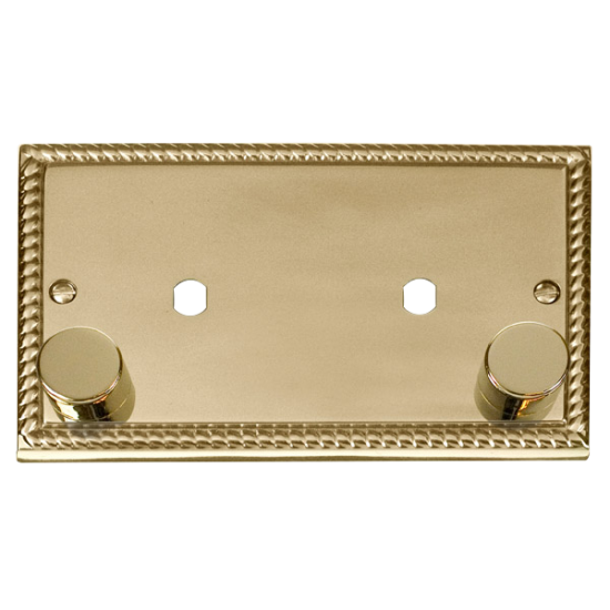 GCBR186 Deco 2 Gang Plate 2 Module (1630W Max)