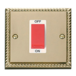 GCBR200WH Deco 1 Gang 45A DP Switch - White