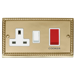 GCBR204WH Deco 45A DP Switch + 13A Switched Socket
