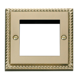 GCBR311 Deco Single Plate (Twin Media Module Apert