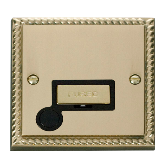 GCBR550BK Deco 13A Fused 'Ingot' Connection Unit W