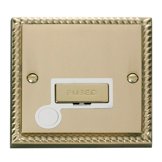 GCBR550WH Deco 13A Fused 'Ingot' Connection Unit W
