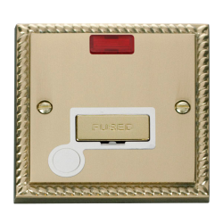GCBR553WH Deco 13A Fused 'Ingot' Connection Unit W