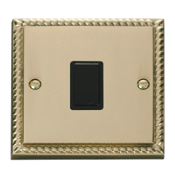 GCBR622BK Deco 20A 1 Gang DP Switch - Black