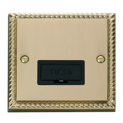 GCBR650BK Deco 13A Fused Connection Unit - Black