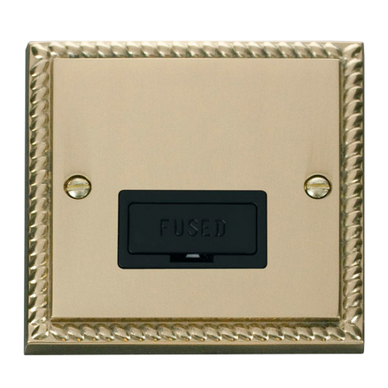 GCBR650BK Deco 13A Fused Connection Unit - Black