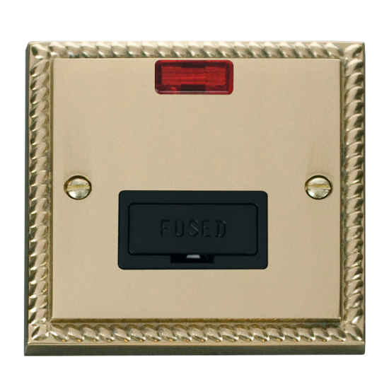 GCBR653BK Deco 13A Fused Connection Unit With Neon