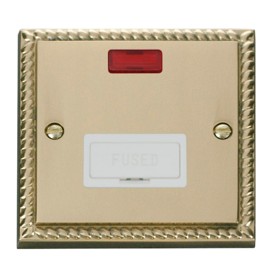 GCBR653WH Deco 13A Fused Connection Unit With Neon