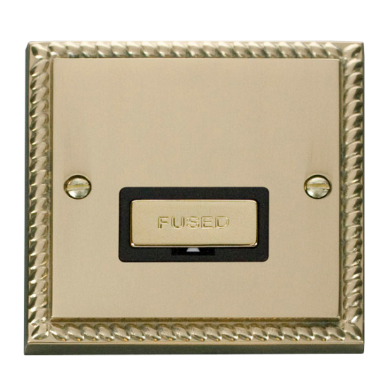 GCBR750BK Deco 13A Fused 'Ingot' Connection Unit -