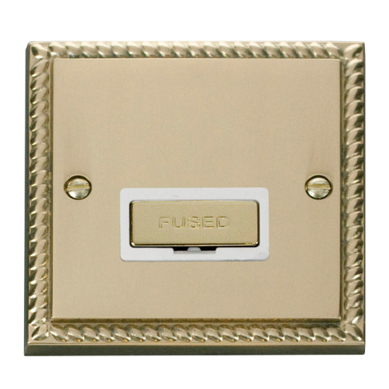 GCBR750WH Deco 13A Fused 'Ingot' Connection Unit -