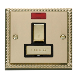 GCBR752BK Deco 13A Fused 'Ingot' Switched Connecti