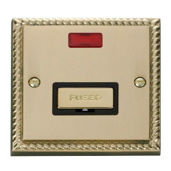 GCBR753BK Deco 13A Fused 'Ingot' Connection Unit W