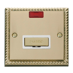 GCBR753WH Deco 13A Fused 'Ingot' Connection Unit W