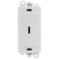 Click 20 Amp Double Pole Key Switch Module