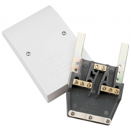 Scolmore PRW217 45A Easy-fit Dual Appliance Plate