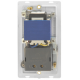 Scolmore Click Definity Complete SFAB100BK 115/230V Dual Voltage Shaver Socket Antique Brass Screwless Black Insert