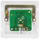 Scolmore Click Definity Complete SFAB156BK Non Isolated Single Satellite Outlet Antique Brass Screwless