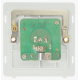 Scolmore Click Definity Complete SFAB158BK Single Isolated Coaxial Outlet Antique Brass Screwless Black Insert