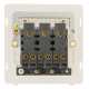 Scolmore Click Definity Complete SFAB413BK 10 Amp Ingot 3 Gang 2 Way Switch Antique Brass Screwless