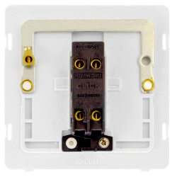 Scolmore Click Definity Complete SFAB425BK 10Amp Ingot 1 Gang Intermediate Switch Antique Brass Screwless