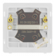 Scolmore Click Definity Complete SFAB522BK 20 Amp Ingot Double Pole Switch With Flex Outlet Antique Brass Screwless Black Insert