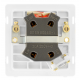 Scolmore Click Definity Complete SFAB523BK 20 Amp Ingot Double Pole Switch With Neon And Flex Outlet Antique Brass Screwless Black Insert