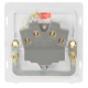 Scolmore Click Definity Complete SFAB752BK 13 Amp Ingot Switched Fused Connection Unit With Neon Screwless Antique Brass Black Insert