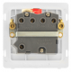 20A SINK / BATH SWITCH WITH NEON - MATT BLACK COVE
