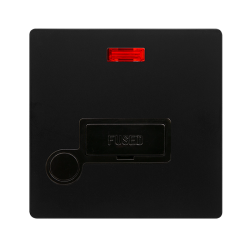 13A FUSED CONNECTION UNIT WITH NEON & OPTIONAL FLE