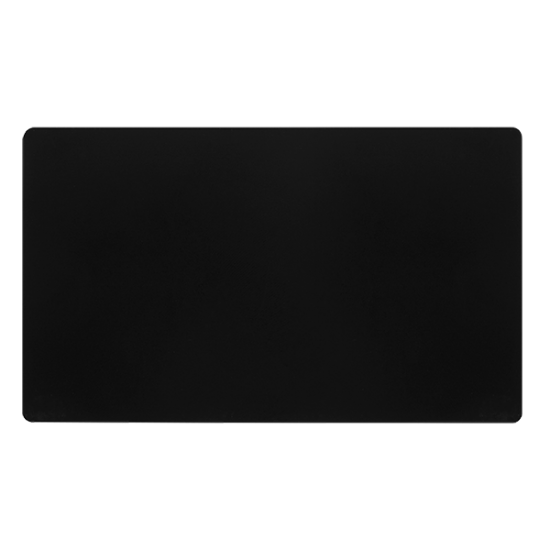 2 GANG BLANK PLATE - MATT BLACK COVER PLATE