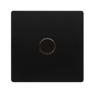 1 GANG 2 WAY 100W DIMMER SWITCH - MATT BLACK