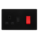 50A DOUBLE POLE SWITCH WITH 13A DOUBLE POLE SWITCH