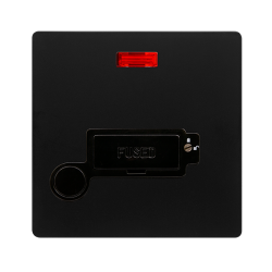 13A LOCKABLE CONNECTION UNIT WITH NEON & OPTIONAL