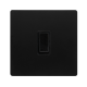 20A DOUBLE POLE SWITCH - MATT BLACK COVER PLATE -
