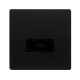13A FUSED CONNECTION UNIT - MATT BLACK COVER PLATE