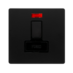 13A SWITCHED FUSED CONNECTION UNIT WITH NEON - MAT