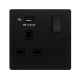 13A INGOT 1 GANG SWITCHED SOCKET WITH 2.1A USB OUT