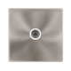 SINGLE NON-ISOLATED COAXIAL OUTLET - BRUSHED STEEL