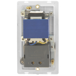 115/230V DUAL VOLTAGE SHAVER SOCKET - BRUSHED STEE