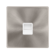 SINGLE TELEPHONE SECONDARY OUTLET - BRUSHED STEEL