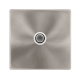 NON-ISOLATED SINGLE SATELLITE OUTLET - BRUSHED STE