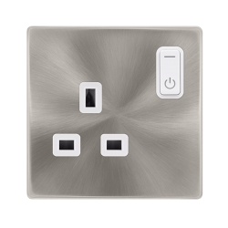 Scolmore ClickSmart 13A 1G RF SMART SOCKET DEFINITY BS PW