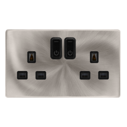Scolmore ClickSmart 13A 2G RF SMART SOCKET DEFINITY BS BK