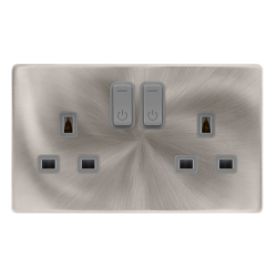 Scolmore ClickSmart 13A 2G RF SMART SOCKET DEFINITY BS GY