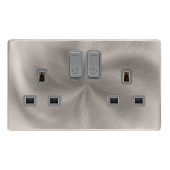 Scolmore ClickSmart 13A 2G RF SMART SOCKET DEFINITY BS GY