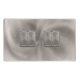 10AX INGOT 4 GANG 2 WAY SWITCH - BRUSHED STEEL COV