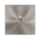 10AX 1 GANG 2 WAY TOGGLE SWITCH - BRUSHED STEEL