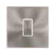 10AX INGOT 1 GANG INTERMEDIATE SWITCH - BRUSHED ST