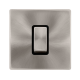 50A INGOT 1 GANG DOUBLE POLE SWITCH -  BRUSHED STE
